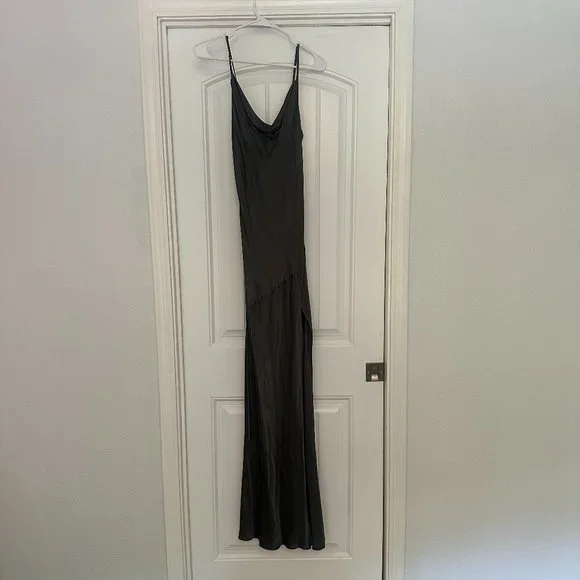 chinese dress ladies Shona Joy La Lune Bias Cowl Maxi Dress in Copper  Coco & Lola